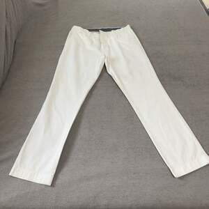 Tommy Hilfiger University Slimmest Fit White Chino Pants 33/32